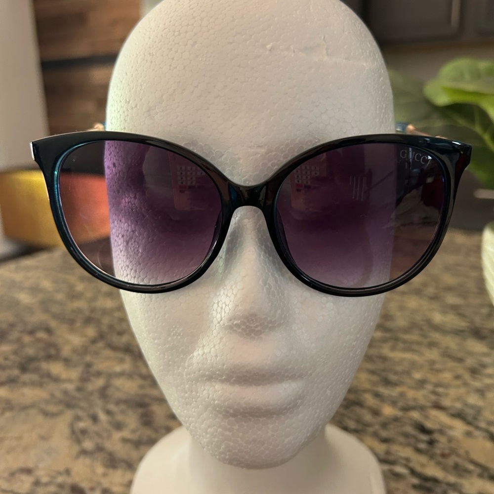 Gucci Blue and Gold Sunglasses Accessories